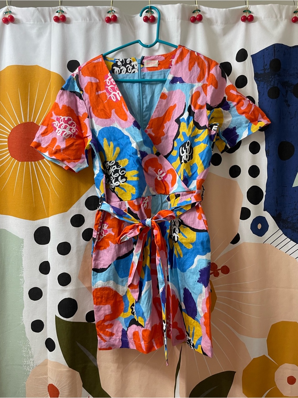Gorman vibrant shorts romper